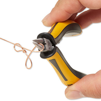 Pliers looping wire